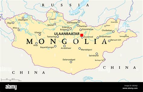 capital city of mongolia|Ulaanbaatar Map .